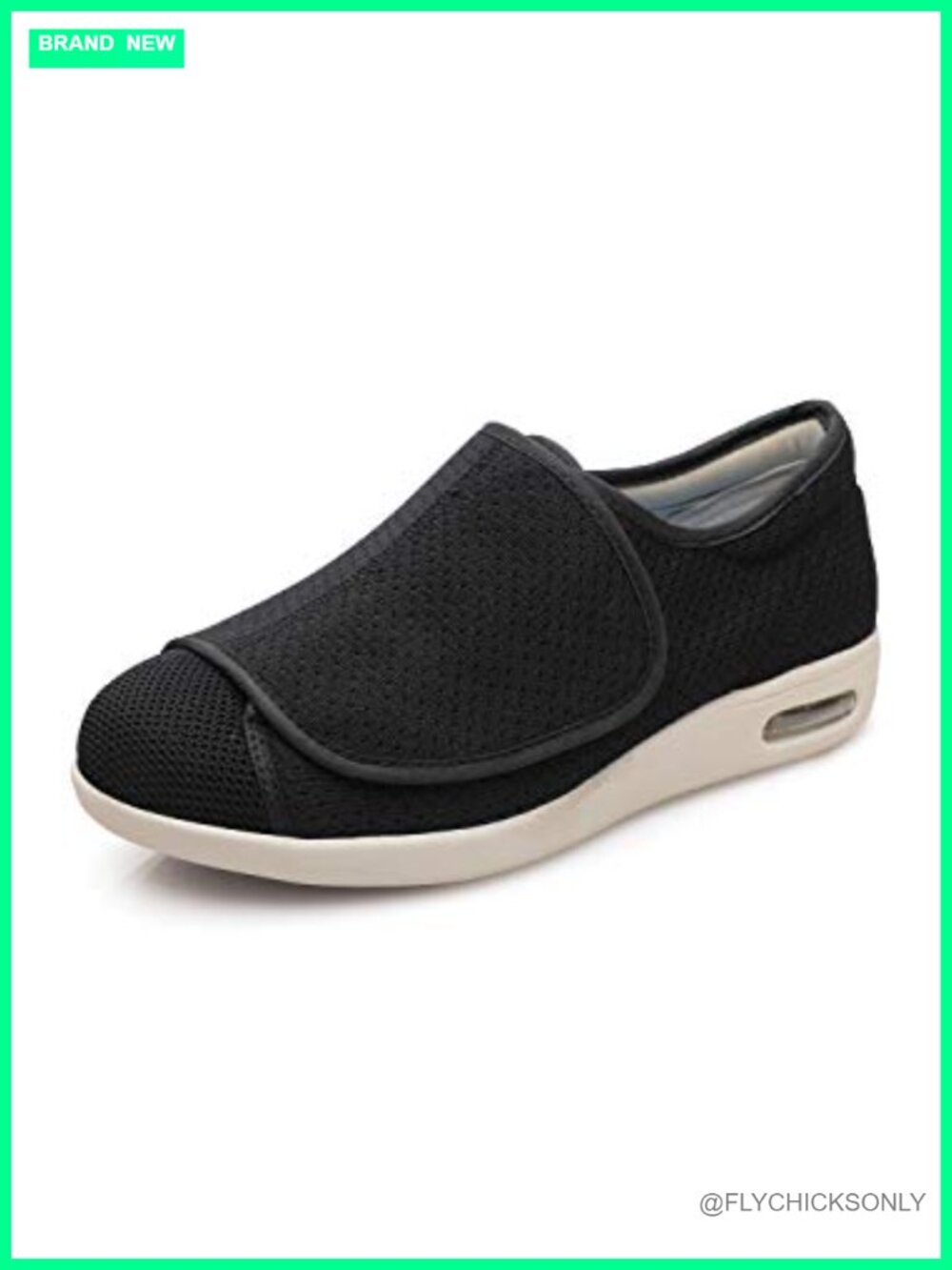 Women's Diabetic Casual Adjustable Wide Walking Shoes Non-Slip Air Cushion